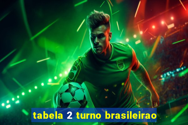 tabela 2 turno brasileirao